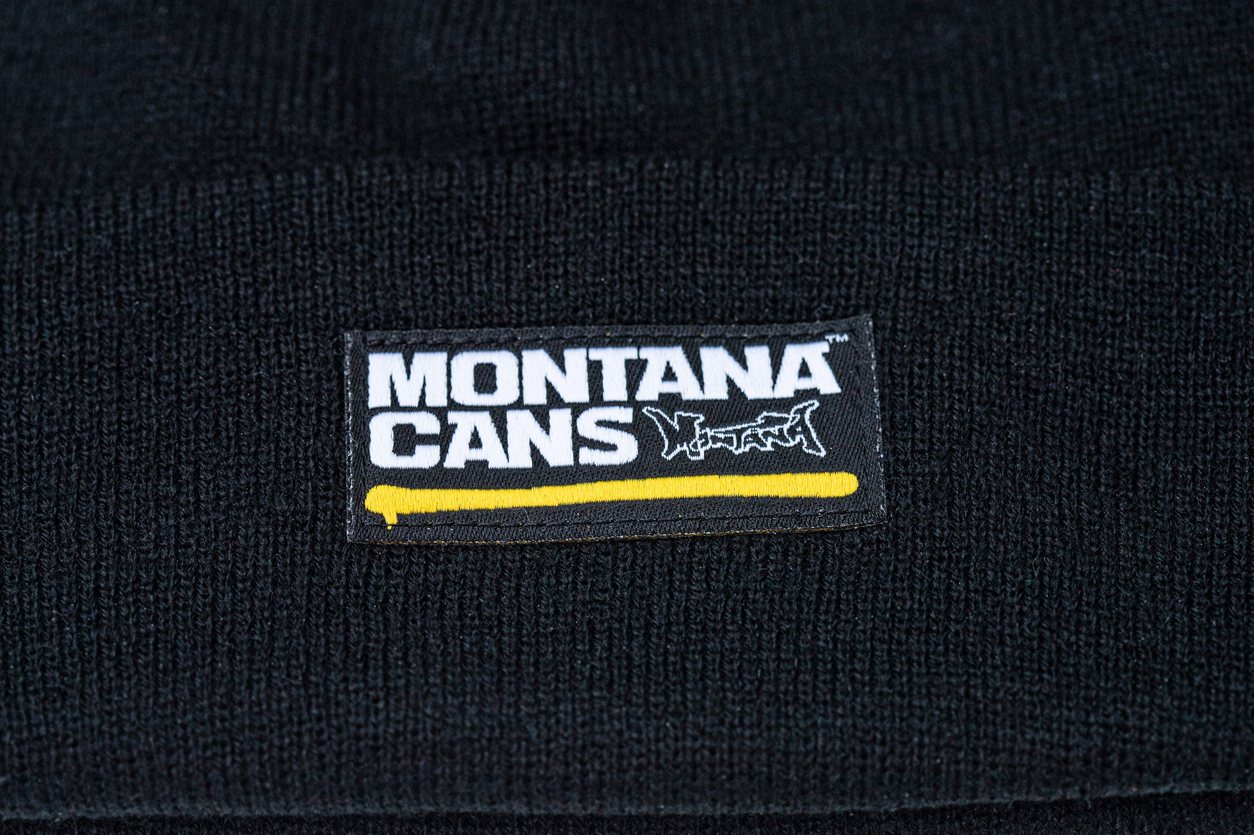 Montana Beanie Logo Line Black