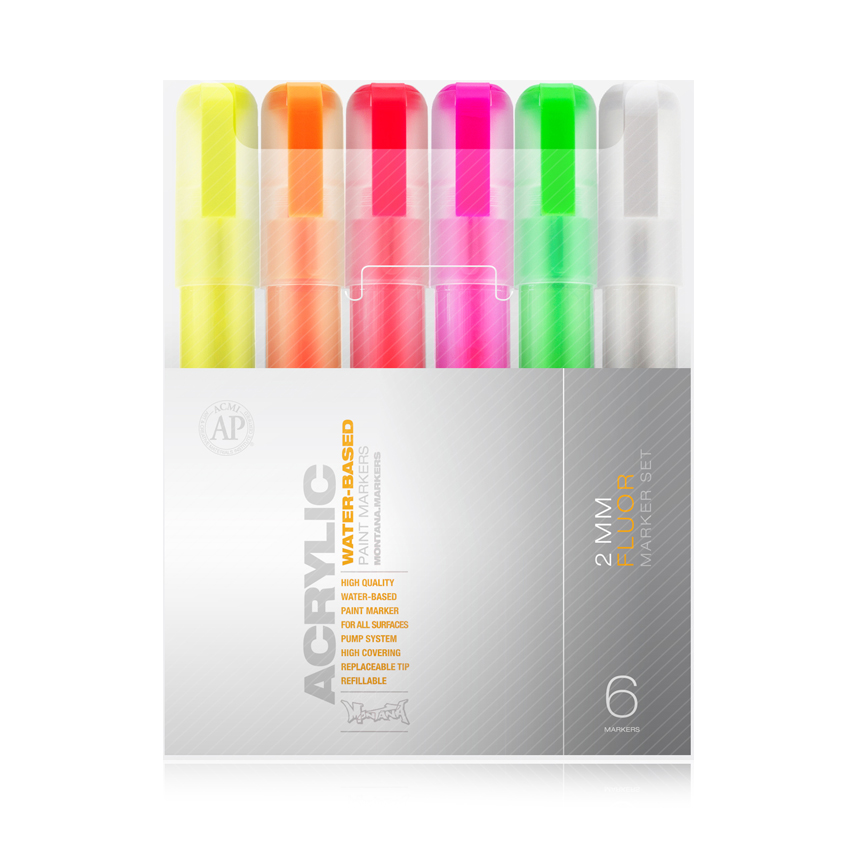Montana Colors 5mm Water Based Paint Markers (8-Pack)