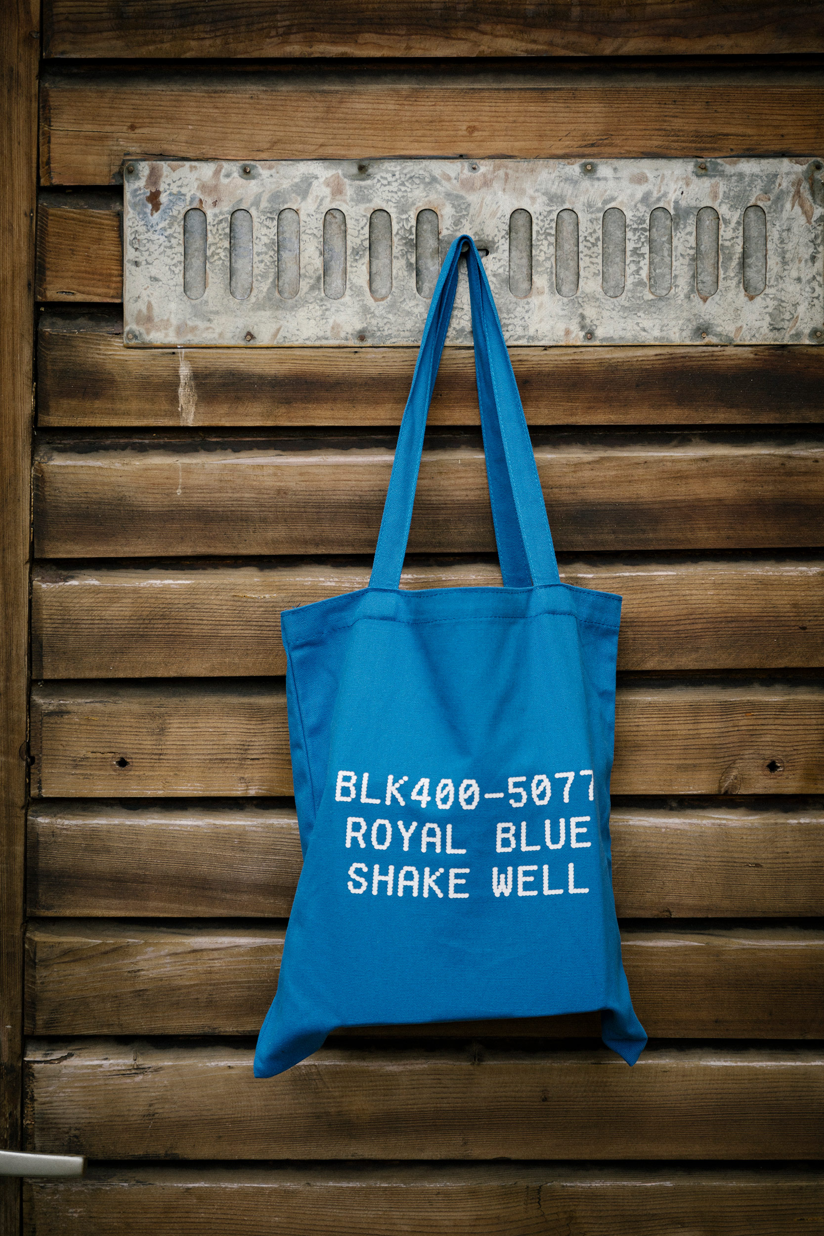 Montana Cotton Bag Donut Print - 5077 Royal Blue
