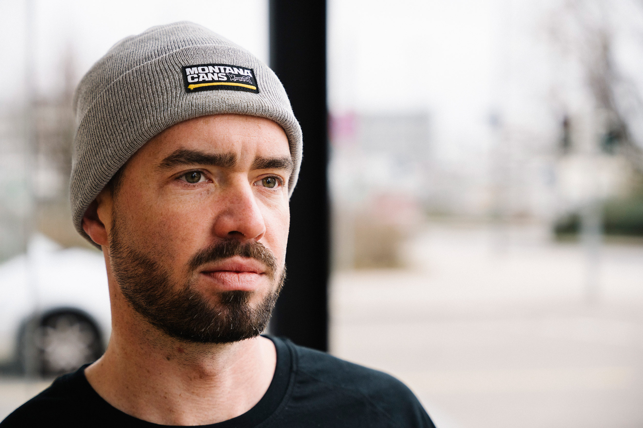 Montana Beanie Logo Line Grey Heather